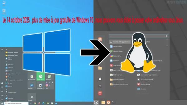 Passage de windows10 à Linux